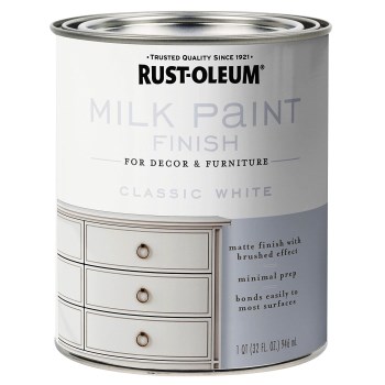Milk Paint Finish,  Classic White ~ Quart