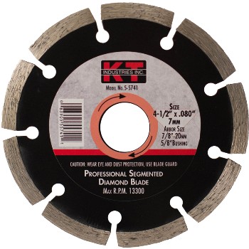 K-T Ind 5-5741 4.5in. X.080 Diamond Wheel