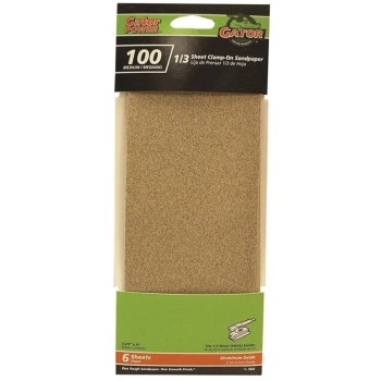 6pk 100g 1/3 Sandpaper