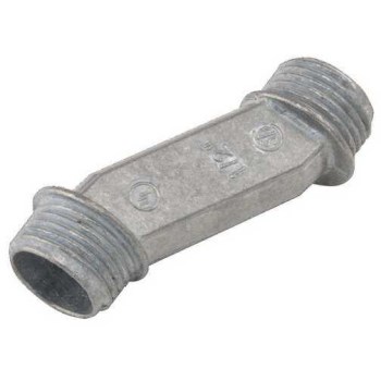 Offset Conduit Nipple, Zinc 1/2 inch