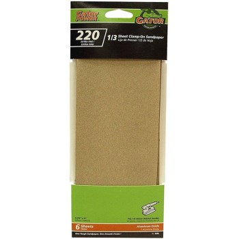 6pk 220g 1/3 Sandpaper