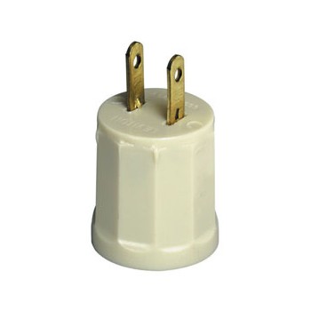 Outlet to Lampholder Adapter ~ Ivory