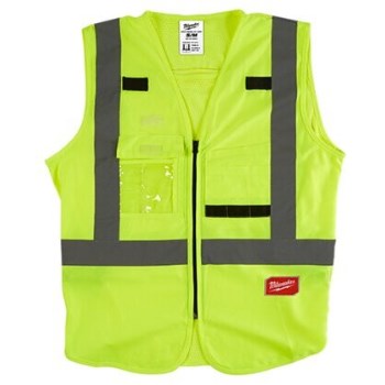 2XL/3XL Yellow Safety Vest