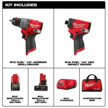 M12 2 Tool Combo Kit