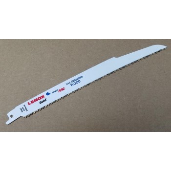 Lenox Gold 9" x 6 TPI Recip Saw Blade - Wood/Demo, 5-Pack