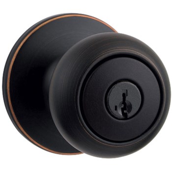 SmartKey Entry Lockset, Cove Design ~ Venetian Bronze