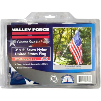 Valley Forge Flag Company Inc USPN-T Uspnt 3ft. X5ft. Nylon Us Flag