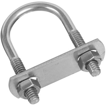 U-Bolt, Stainless Steel # 132 ~ 1/4" x 1-1/8" x 2-1/4"
