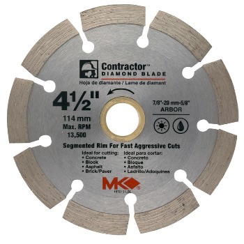 MK Diamond 167012 4-1/2in. Diamond Blade