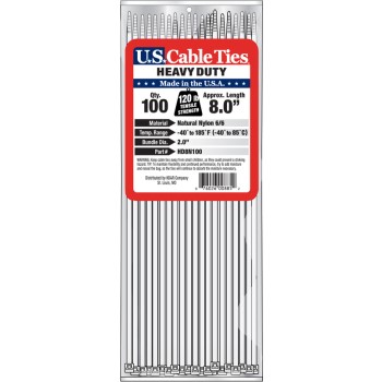 8 100pk Cable Ties