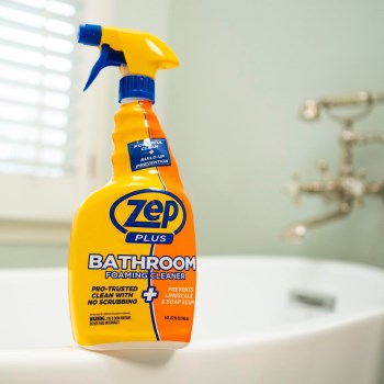 Zep Plus Foaming Bathroom Cleaner   32 oz