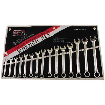 K-t Ind 4-1815 Combo Wrench Set ~ 15 Pcs.