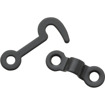 Steel Hooks & Staples, Oil Rubbed Bronze Finish ~ Two Pack