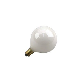 Light Bulb, Globe White 120 Volt 60 Watt