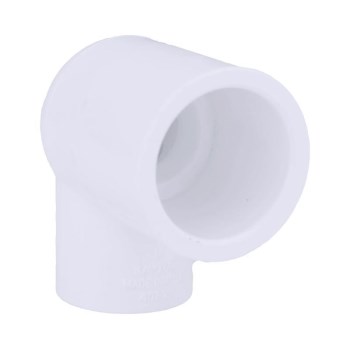 Charlotte Pipe PVC Sch 40 90 Elbow, Reducing Slip x FPT - 3/4" x 1/2"