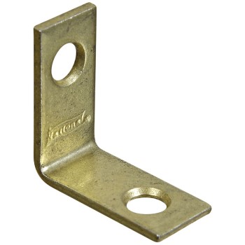 Brass Corner Brace ~ 1" x 1/2"