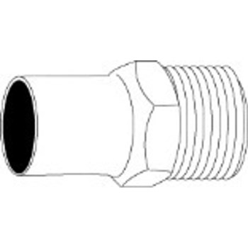 Copper Male Adapter - 1/2" C x 3/4" MPT