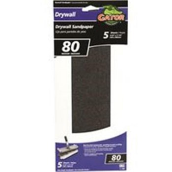 Drywall Sandpaper Sheets, Medium Grit - 4-1/4" x 11-1/4"