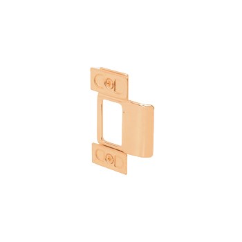 Primeline/slideco U9486 Adjustable Door Strike, Brass Plated ~ 2 Piece