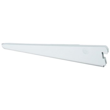 Organized Living FreedomRail Wood Shelf Bracket, White - 12-1/2"