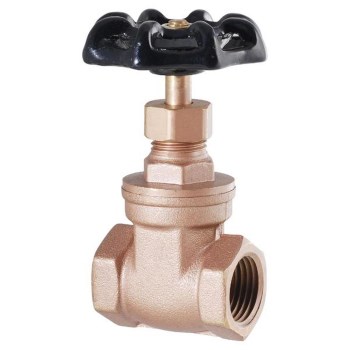 Low Lead Brass Gate Valve  ~ 1.25" IPS