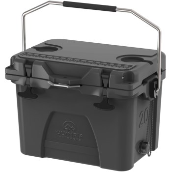 Olympia High Performance Cooler, Battleship Gray - 20 Qt