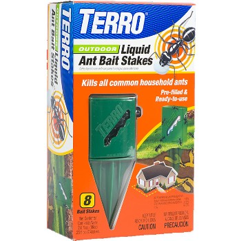 Woodstream T1812 Terro Brand Liquid Outdoor Ant Bait Stakes 