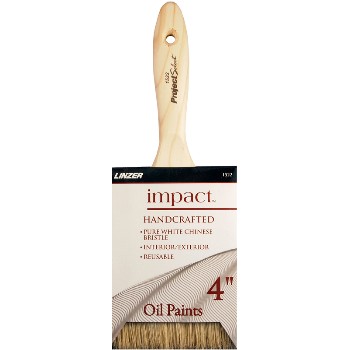 Linzer  1522-4 1522-4in. Wht Bristle Brush