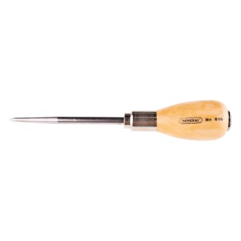 Hardwood Handle Scratch Awl - 3-1/2" Blade