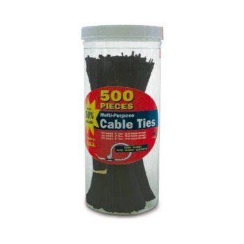 Assorted Cable Tie Canister