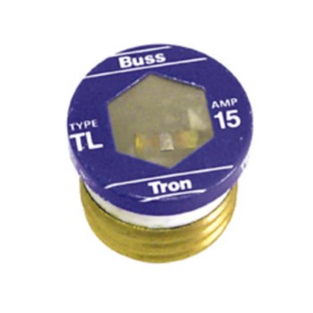 Bussmann Type TL Time Delay Plug Fuse - 15A