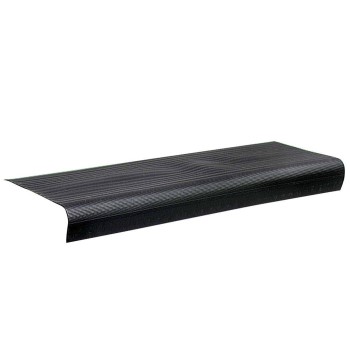 M-D Bldg Prods 75556 Vinyl Stair Treads, Black ~ 9 1/8" x 24"  