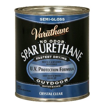 Varathane Spar Urethane,  Semi-Gloss  ~  Quart