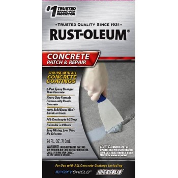 Rust-oleum 301012 Epoxy Shield Concrete Patch & Repair, Gray ~ 24 Oz.