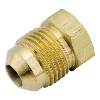 Anderson Metals Lead Free Brass Flare Plug - 3/8"