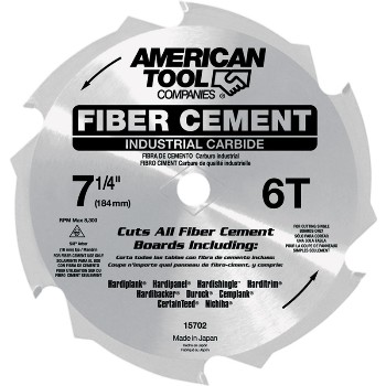 Irwin 15702ZR FiberCut Carbide Circular Saw Blade, 6t ~ 7 1/4"