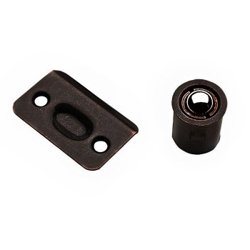 Drive-In Ball Catch for Cabinet Doors,  Oil Rubbed Bronze