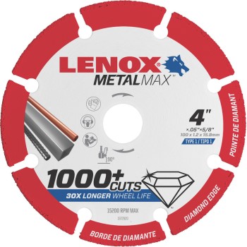 Lenox 1972920 4x5/8in. Cutoff Wheel