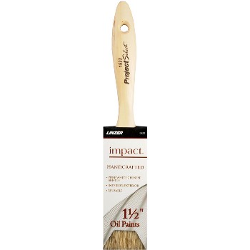 Linzer  1522-1-1/2 1522-1.5 Wht Bristle Brush