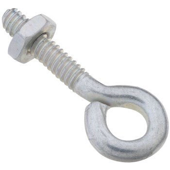 Eye Bolt,  Zinc Plated ~ 3/16" x 1 1/2" 