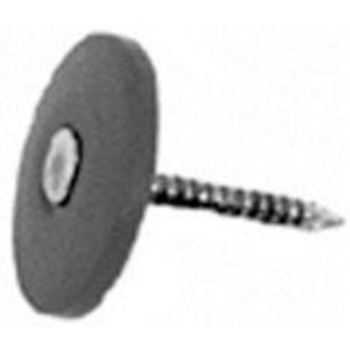Plastic Cap Nails - 1" (3000 count pail)