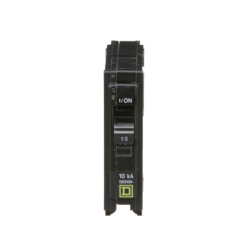 Square D QO Single Pole Breaker - 15 Amp