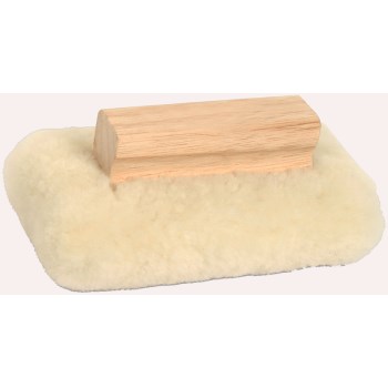 Merino Lambskin Shearling Staining Block ~ 3" x 6" x 1/2" Nap