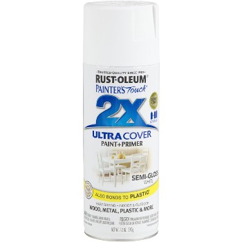 Rust-Oleum 249060 Painters Touch 2x Ultra, White Semi-Gloss