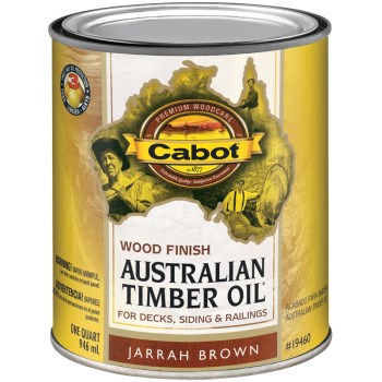 Low VOC Australian Timber Oil, Jarrah Brown ~ Qt