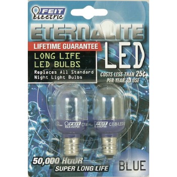 Feit Elec. BPC7/B/LED Night Light Bulb, LED Blue 