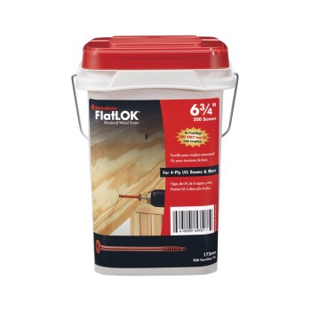 FlatLok Structural Wood Screws - 6-3/4", 200pk