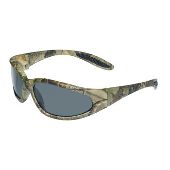Forest 1 Safety Glasses, Camo Frame - Smoke Lens
