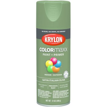 Paint Plus Primer Spray, Italian Olive