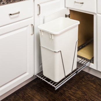 Pull-Out Waste Container/Trash Can System 